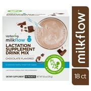 Milkflow Fenugreek & Blessed Thistle Breastfeeding Supplement, Chocolate, 18 Packets