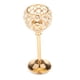 thumbnail image 1 of Candelabro de cristal para velas de té, centro de mesa para compromiso Dorado 215cm, 1 of 9