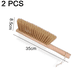 thumbnail image 2 of Cepillo de banco de madera Cepillo para chimenea Cepillo de banco de crin de caballo Cepillo de pelo suave Mango largo de madera Cepillo para polvo Chimenea Limpiador de coche Hogar Taller, 2 of 5