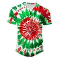 thumbnail image 4 of Jjayotai Big and Tall Shirts for Men Men's Fashion Novel Printed Short Sleeve Crew Neck Top, Tie Dye Shirt, Mens Graphic Tees, 4 of 5