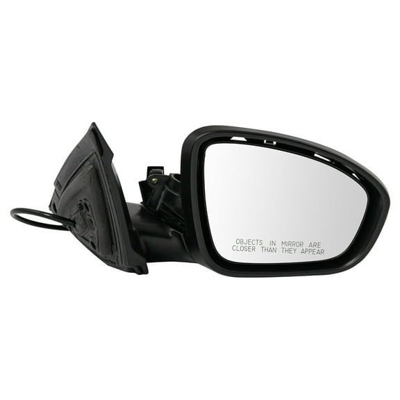 TRQ Passenger Side Mirror Assembly Power Paint to Match Black Foldaway Fits 2019-2023 Nissan Altima