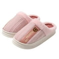 thumbnail image 3 of Vedolay Indoor Slippers 2023 Adults House Shoes Cute Fuzzy Bedroom Slippers Pink,40, 3 of 5