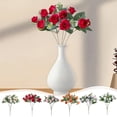thumbnail image 1 of onlyliua Buscador de Regalos 1 Pieza de Flores Artificiales para Decoración Del Hogar, Rama Portátil, Simulación de Rosa para Boda, Rosa Falsa Ecológica para Fiesta, Flor Artificial, Decoración Exqui, 1 of 7