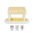 thumbnail image 2 of Estación de bebidas flotante FUNBOY Yellow Cabana Stripe, 2 of 4