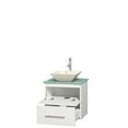 thumbnail image 4 of Wyndham Collection WCVW00924SWHGGOVM24 24" Wall Mounted / Floating Vanity Set, 4 of 7