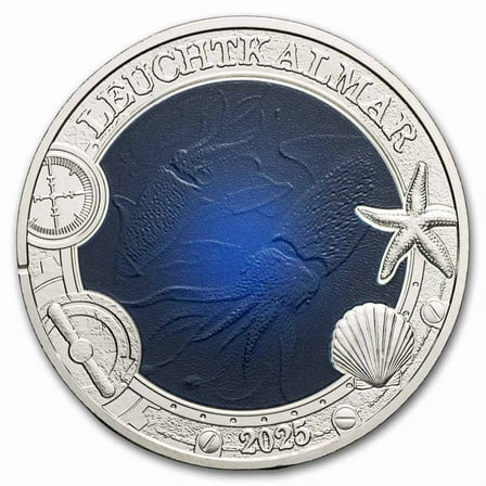 2025 Austria Cupro-Nickel €3 Marine Life (Firefly Squid)