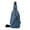 Blue, variant on Crossbody Sling Backpack for Men Travel Hiking Chest Bag Waterproof Casual Shoulder Daypack(Blue)
