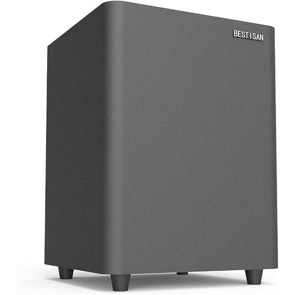 BESTISAN Subwoofer, 6.5" Powered Home Audio Sub Woofer in Compact Design