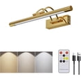 thumbnail image 1 of 16-inch Rechargeable Wireless Picture Lights for Walls with Remote Control, Dimmable Remote Art Lighting and Timer, 5000mAh 3CCT, 1 of 5