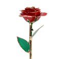 thumbnail image 5 of Real Rose Gold Dipped Decoration 24K Plated Gold Dipped Rose with Stand for Mother Wife Girlfriend Red, 5 of 5
