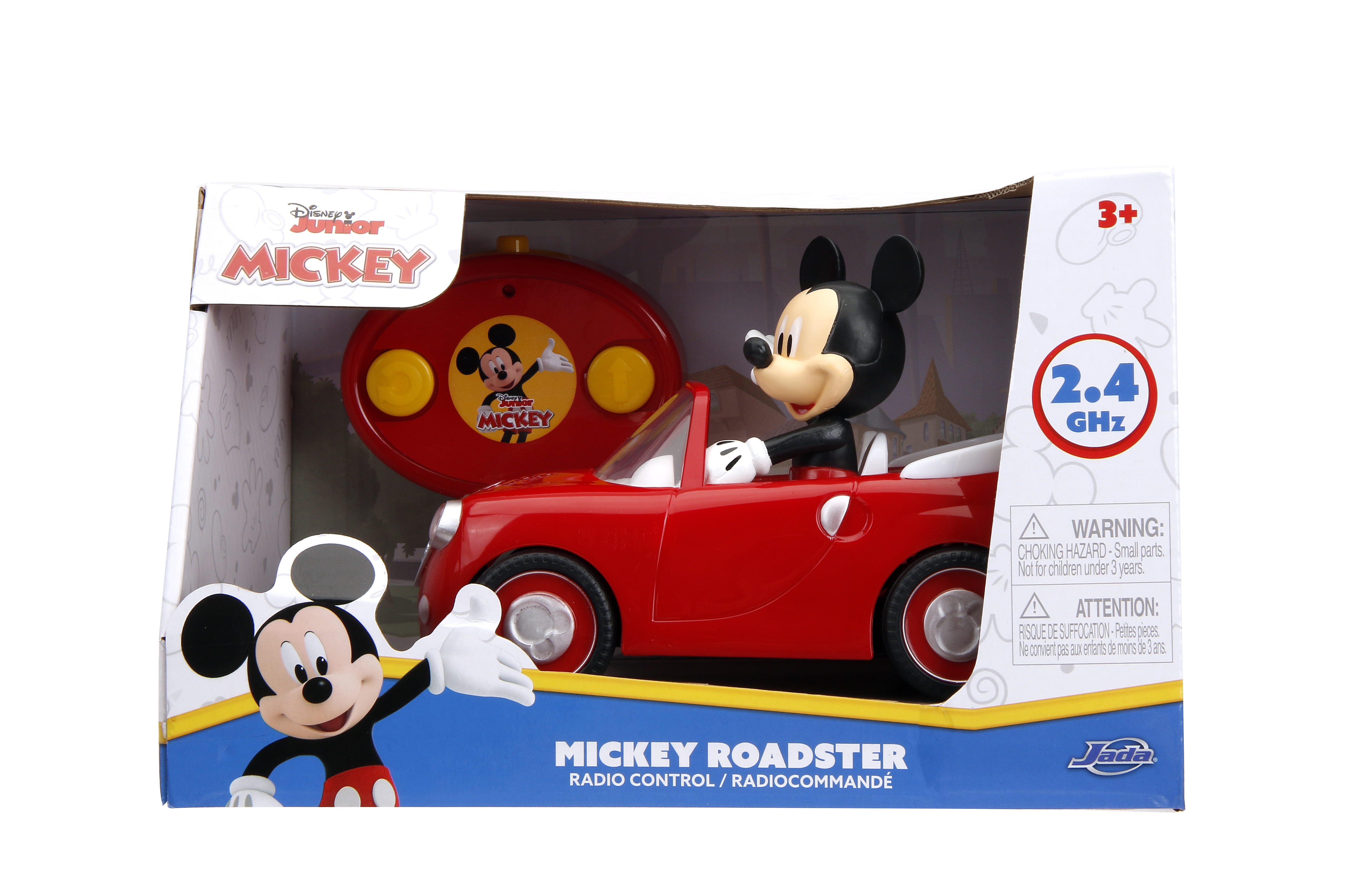 Roadster Jada Battery-Powered Classic Mouse RC Mickey Car(Red) Toys