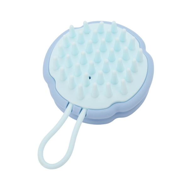Unique Bargains 1 Pc Hangable Massage Hair Brush for Head Massage 4.33"x2.76"x1.38" Blue
