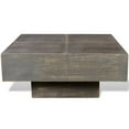 thumbnail image 6 of vidaXL Coffee Table Brown Square Solid Mango Wood, 6 of 14