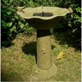thumbnail image 1 of Acadia Solar Birdbath, Olive Green Finish, 1 of 2