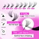 thumbnail image 4 of Kit de extensión de pestañas Yawamica, 320 unidades, Lash Clusters D Curl, 4 of 7