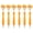 Orange, variant on Giaone 6pcs Smooth Writing Pen Mop Head Ballpoint Pen 1.0mm Oil Pen Signing Pen