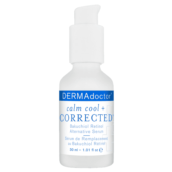 DERMAdoctor Calm Cool   Corrected Bakuchiol Retinol Alternative Serum, Anti-Aging & Hydrating, 1.01 fl oz