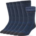 thumbnail image 1 of Calcetines térmicos de lana Alvada que absorben la humedad en color carbón, 1 of 5