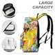 thumbnail image 4 of Astérix y Obélix: La Gran Pelea-theme Backpack, Campus style schoolbag Bookbag with Adjustable Shoulder Straps And Large Zip Compartment, Unisex Travel Bags.42x30x15cm, 4 of 6