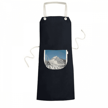 

Giant Luxury Cruise Ship Poster Apron Bib Sarong Cooking Baking Kitchen Pocket Pinafore