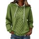 thumbnail image 1 of Camisetas de Verano Largas para Mujeres con Capucha de Manga Larga Impresa con Bolsillos para Uso Casual, Día de San Patricio, Primavera Y Verano, 1 of 7