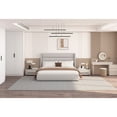 thumbnail image 2 of Whiteline Modern Living Tokyo King Bed, Light Grey, 2 of 10