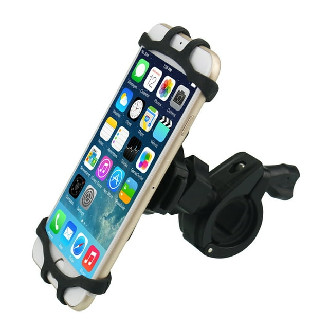 Bangcool Bike Phone Mount Rotatable Firm Silicone Bike Phone Holder Handlebar Phone Mount