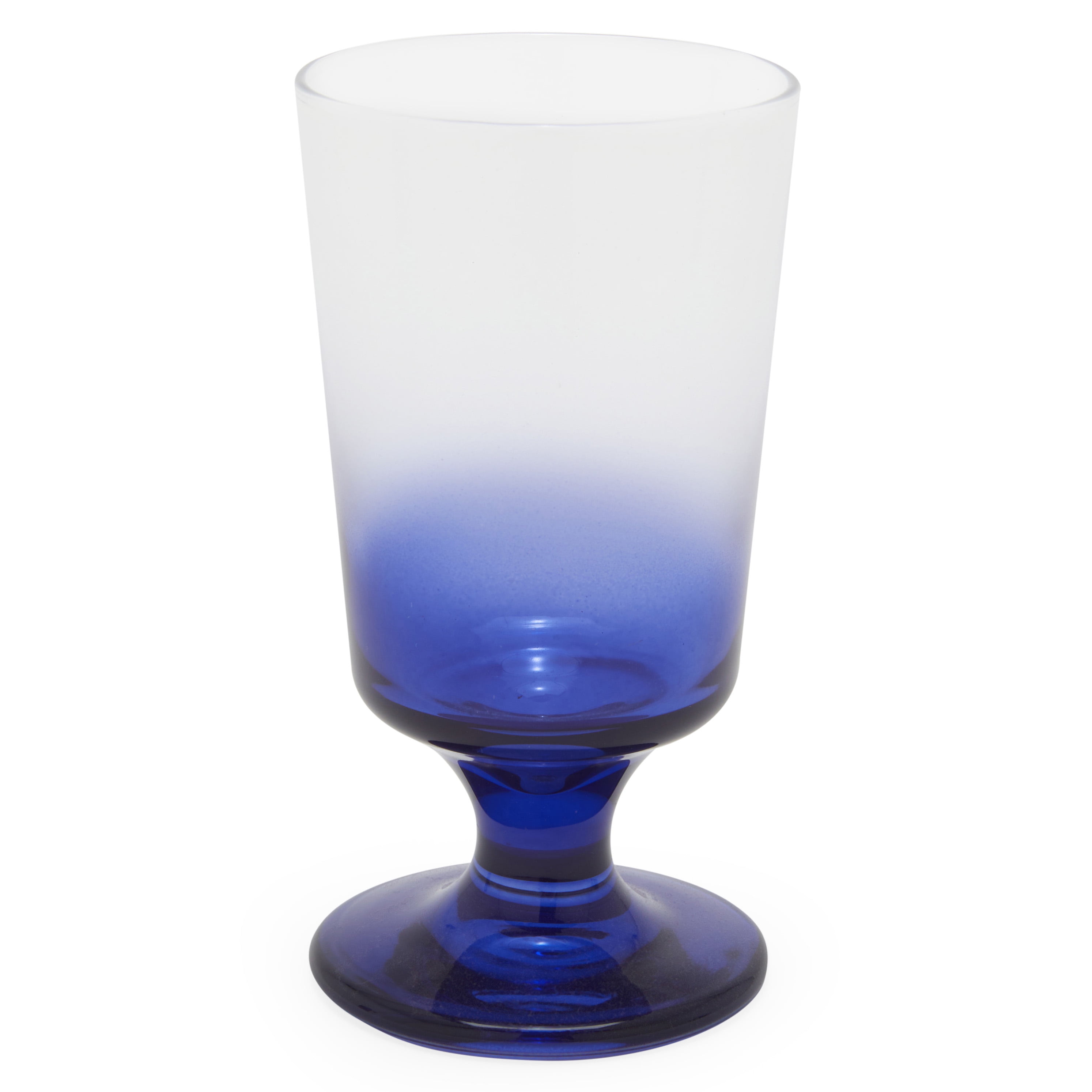 Grecian Blue Ombre Glass Drinkware Set, 8 Piece by Drew Barrymore Flower Home