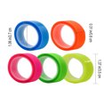 thumbnail image 3 of LNGOOR 5pcs Ultra Fine Index Tabs Transparent Tear-off Sticky Tape Note Waterproof Writable Colorful Highlighter  Five Colors, 3 of 7