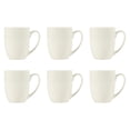 thumbnail image 3 of Gibson Home Great Essentials 16 Ounce Porcelain Coffee Mugs - Set of 6 - Cups for Latte, Hot Tea, Cappuccino, Mocha, Espresso, Cocoa, 3 of 11