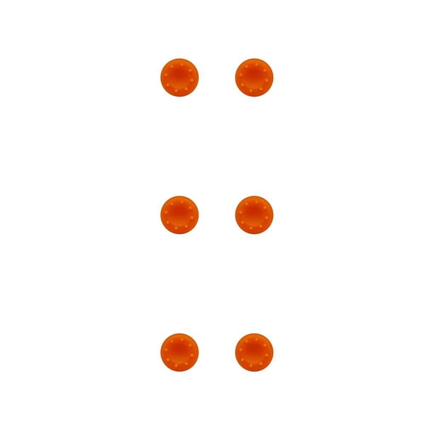Methold 2 piezas Gamepad Thumbstick Covers Joystick Grips Cap Gaming Controller Reemplazo de piezas de repuesto para One Orange Type1 NO1