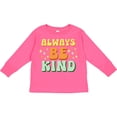 thumbnail image 3 of Inktastic Always Be Kind Boys or Girls Long Sleeve Toddler T-Shirt, 3 of 5