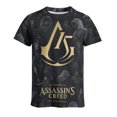 thumbnail image 2 of Camiseta Ass-assin's Cre-ed para hombre, camisetas de algodón de verano, camisetas de colores lisos, ropa de cuello redondo para hombre, 2 of 4