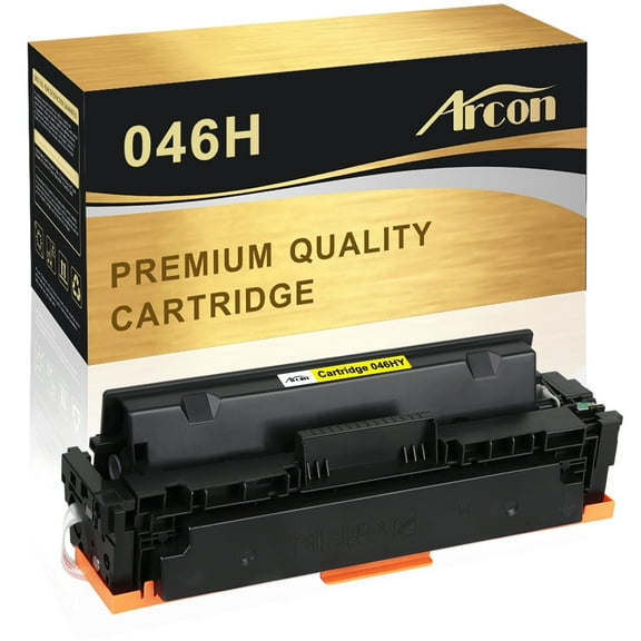 Arcon 1-Pack Compatible Toner for Canon 046H 046HY Works with Canon ImageCLASS MF731Cdw MF733Cdw MF735Cdw ImageCLASS LBP654Cdw Printers (Yellow)