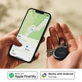 thumbnail image 3 of Chipolo LOOP - Rechargeable Bluetooth Tracking tag, Item Locator for Keys & Bags, Compatible with Apple Find My or Find Hub on Android, Out of Range Alerts for Android & Call Your Phone (Charcoal), 3 of 10