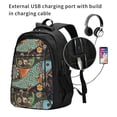 thumbnail image 2 of Xecao Rich Fish for Travel Laptop Backpack, USB-Charging-Enabled, Spacious Business Backpack for Men and Women,College School Computer Bag, 2 of 7