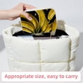 thumbnail image 6 of Banana Velvet Portable Earring Holder with Removable Compartment - Gift-Worthy Jewelry Stand and Travel Organizer with Necklace Holder, 6 of 7