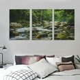 thumbnail image 3 of Ullo0ord Great Smoky Mountains Stream Appalachian Mountains River Nature Landscape Still Life Beautiful Poste Canvas Wall Art Prints for Wall Decor Room Decor Bedroom Decor Gifts, 3 of 4