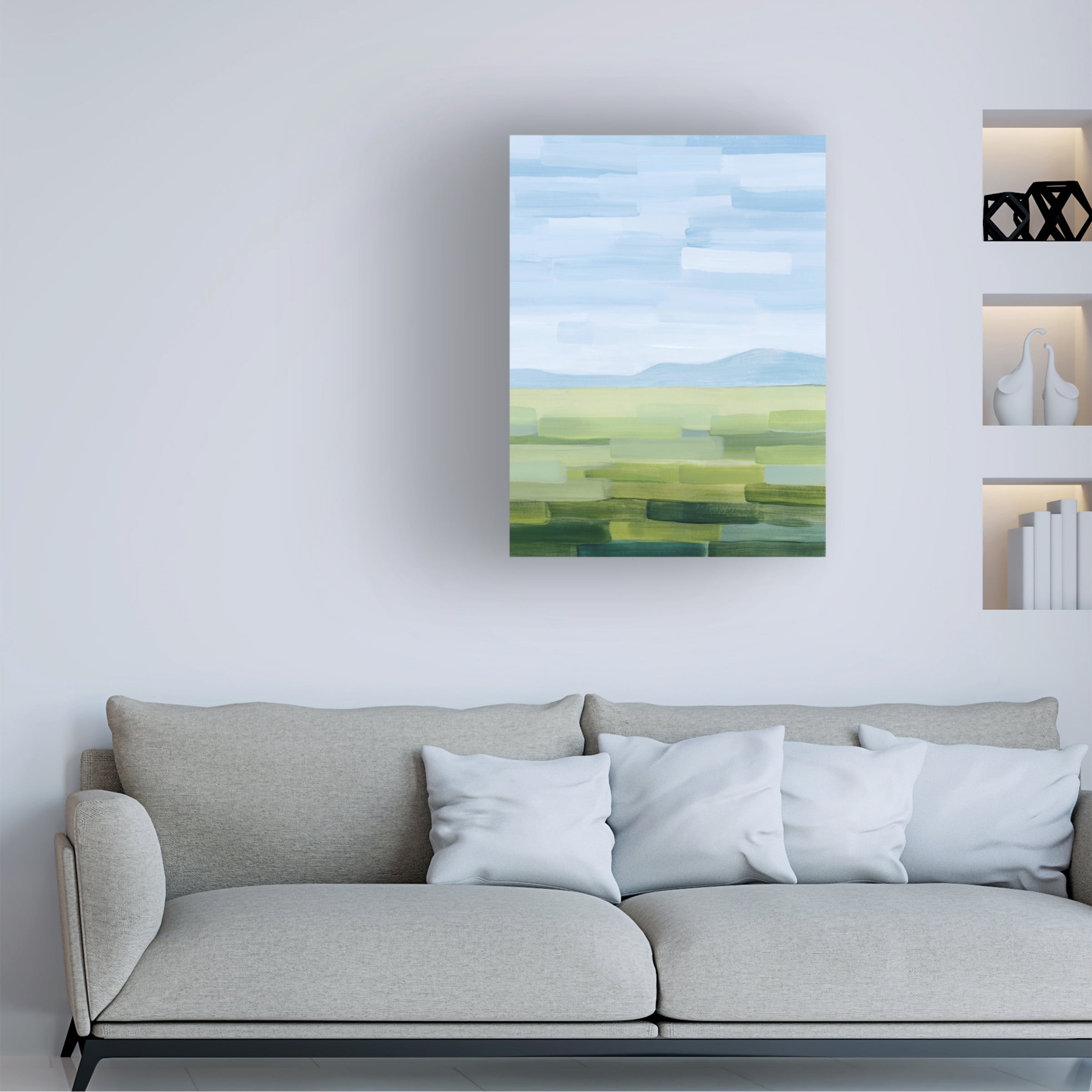 Grace Popp 'Green County II' Canvas Art