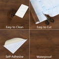 thumbnail image 4 of UMIGGEE Wood Wallpaper Wood Grain Peel and Stick Wallpaper 17.3-in x 118-in Brown Self-Adhesive Wood Contact Paper Home Decoration, 4 of 8
