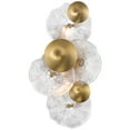 thumbnail image 2 of Possini Euro Design Filoli 16" High Modern 2 Light Wall Sconce Light Lamp Fixture Mount Bathroom Bedroom Hardwired Gold Plated, 2 of 9