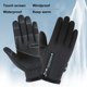 thumbnail image 2 of Guantes,Guantes Cálidos A Prueba de Viento Guantes Impermeables Con Cremallera Guantes de Ciclismo Tomshoo Guantes, 2 of 7