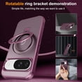 thumbnail image 2 of Funda Casehas para Google Pixel 10/10 Pro con soporte magnético, color rojo vino, 2 of 8