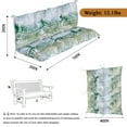 thumbnail image 6 of XXLYY Three Seat Swing Replacement Cushions, Porch Swing Cushions, Thickened Waterproof Polyester Fabric Bench Cushion with Ties, Replacement Cushion for Outdoor Patio Swing, 6 of 7