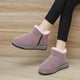 thumbnail image 4 of Botas Tobillo Tipo Zapatilla Casa para Mujeres Y Hombres Con Forro Piel Felpa Cálidas Difusas Interiores, 4 of 9