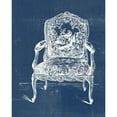thumbnail image 3 of Vision Studio 15x18 Black Modern Framed Museum Art Print Titled - Antique Chair Blueprint V, 3 of 5