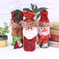 thumbnail image 2 of Funda de botella de vino de Navidad Naiovety de cuero de alce Telas no tejidas Decoración de comedor, 2 of 6
