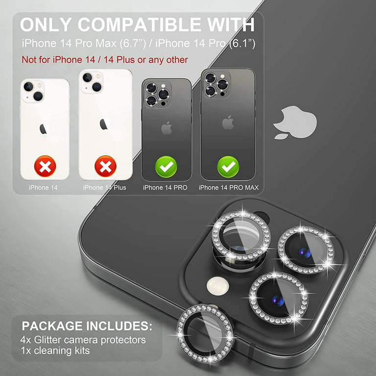 Southwit [3+1] for iPhone 14 Pro/iPhone 14 Pro Max Camera Lens