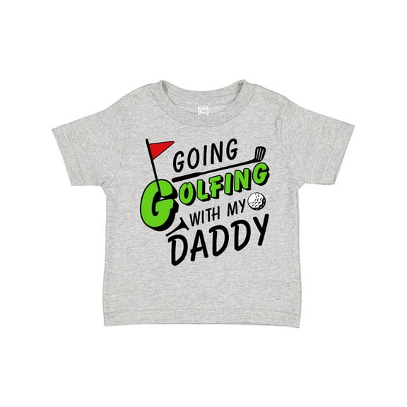 Inktastic Going Golfing with My Daddy Kids Golf Boys or Girls Toddler T-Shirt
