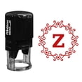 thumbnail image 1 of Printtoo Self Inking Octagon Celtic Swirl Frame Alphabet Z Monogram Office Stationary R-40 Rubber Stamp-Red, 1 of 3